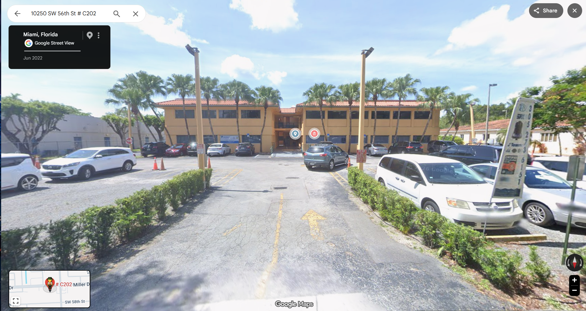 Street-level view of the Sapphire Health Care Clinic building